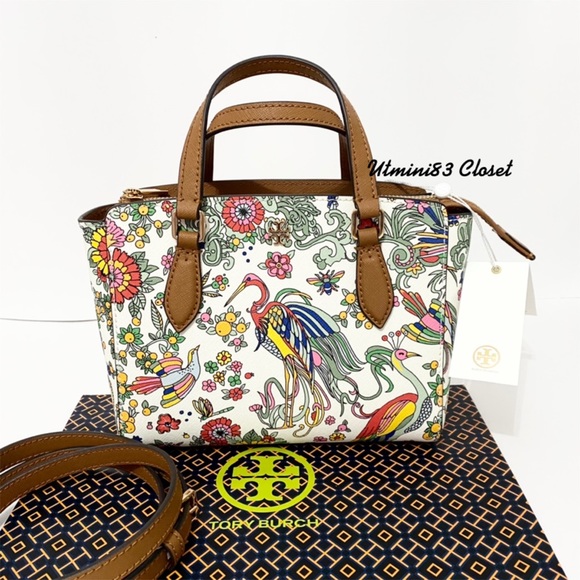 Tory Burch Handbags - 🆕🌈🍀Tory BurchEmerson printed mini top zip tote🆕